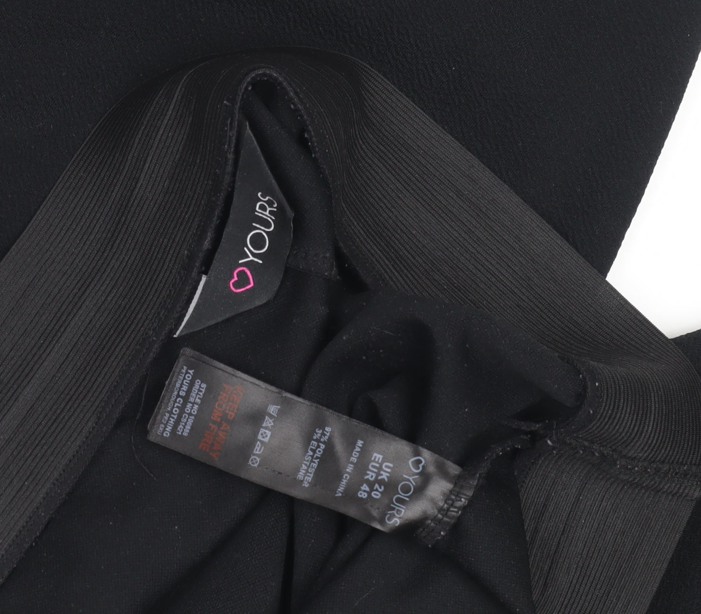 Yours Women's Black Plus Size Leggings