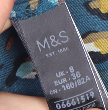 Marks and Spencer Women's Multicoloured Top Size 8