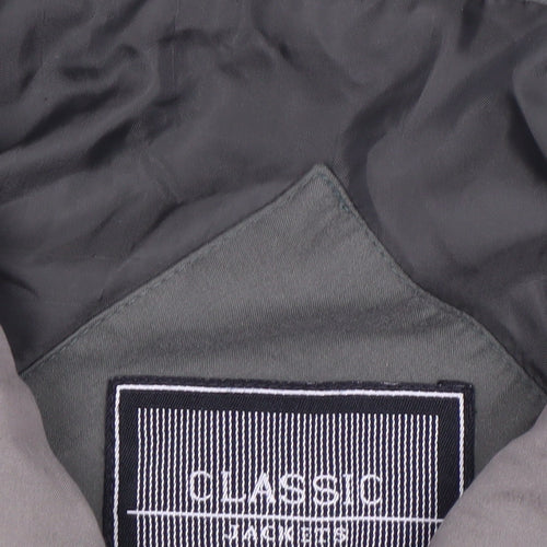 Classic Men's Green Bomber Jacket L