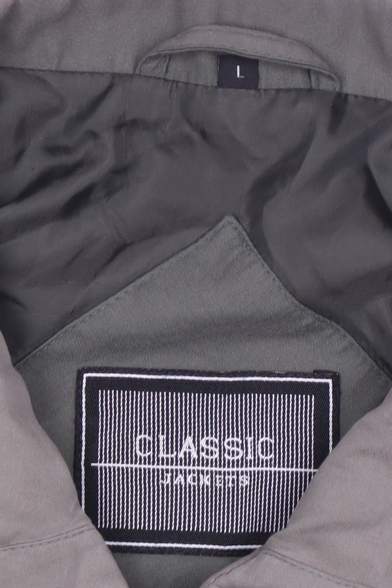 Classic Men's Green Bomber Jacket L