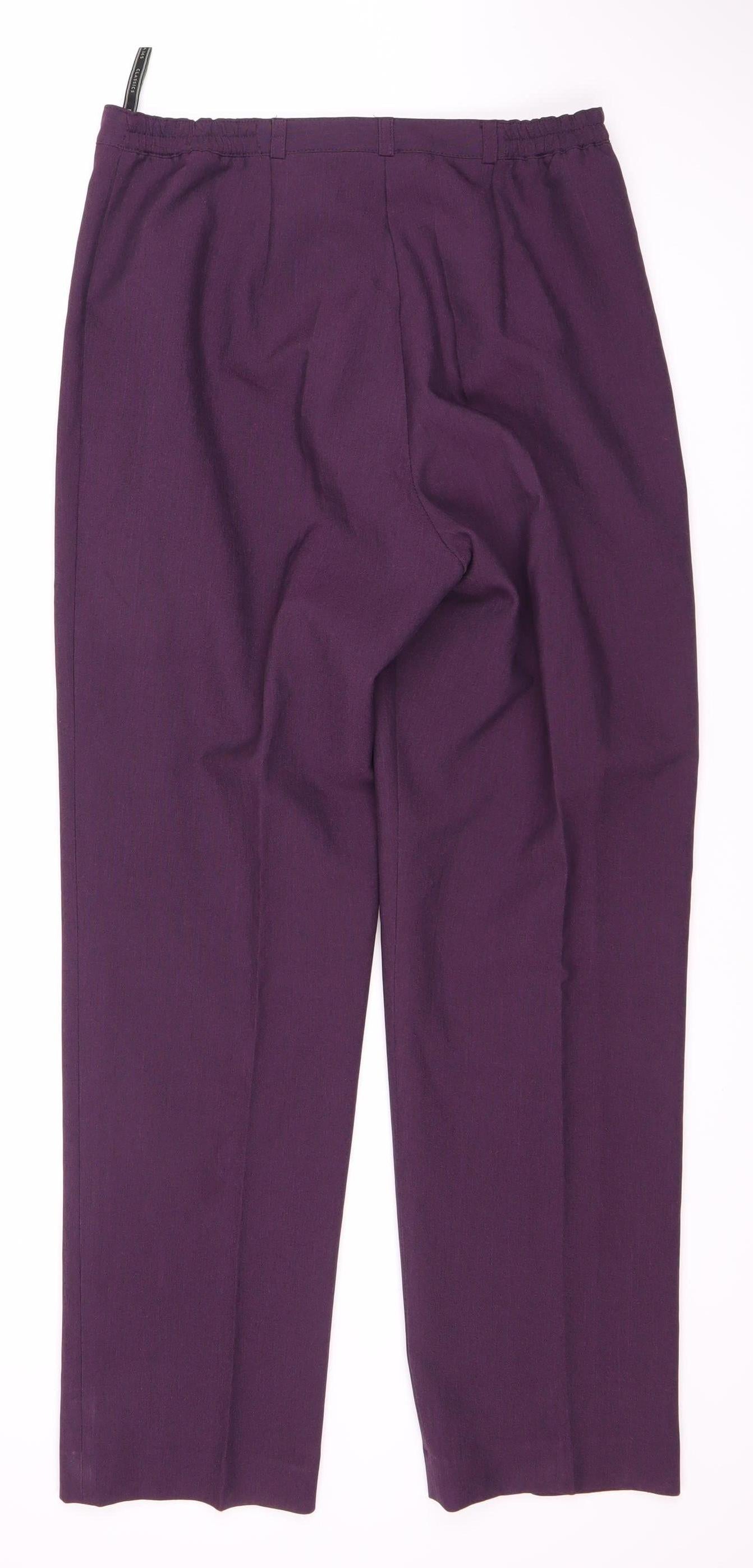 Debenhams Women's Purple Trousers Size 12