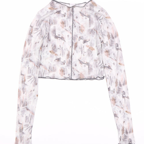 Sisters + Seekers Women's Cropped Mesh Top, Size 8