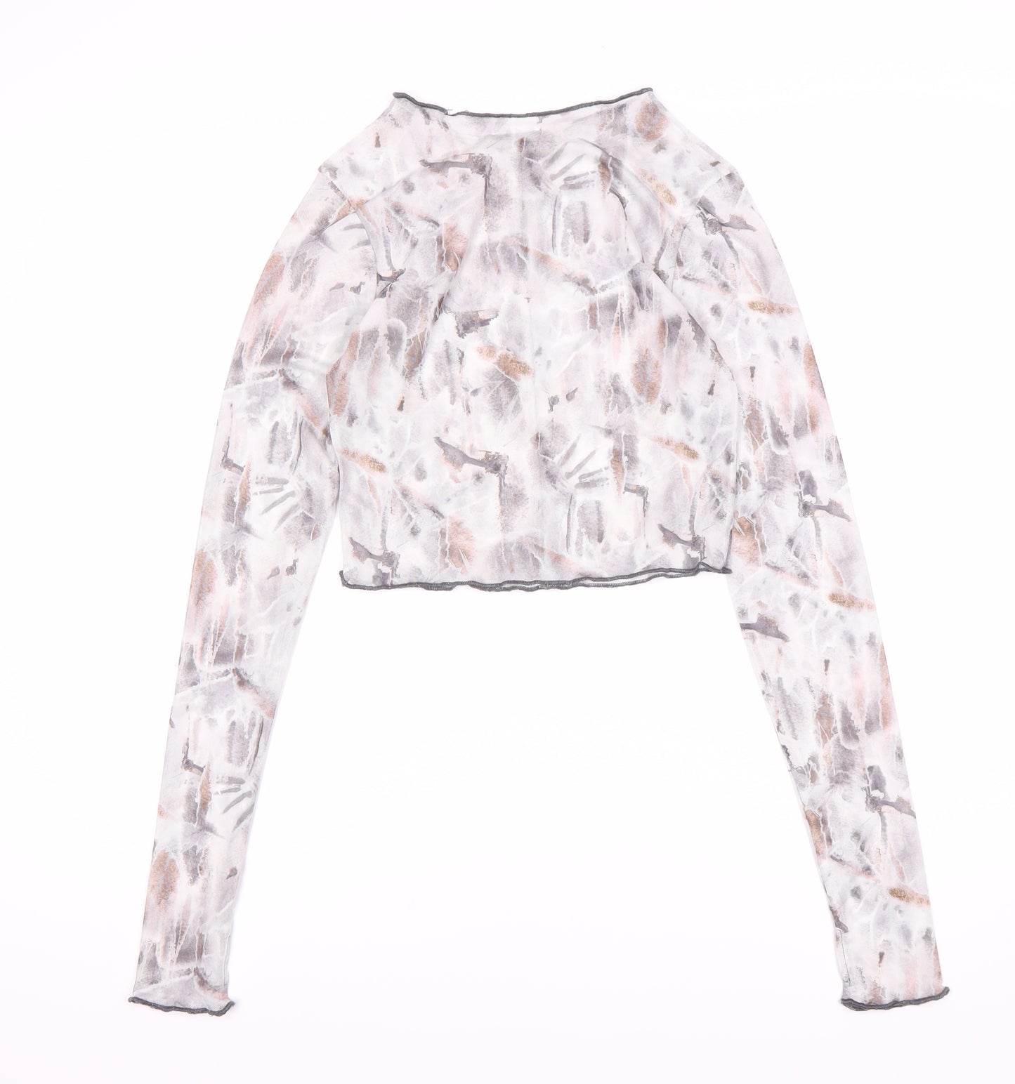 Sisters + Seekers Women's Cropped Mesh Top, Size 8