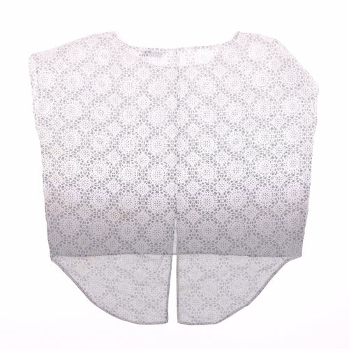 Mint Velvet Grey Floral Lace Women's Blouse Size 10