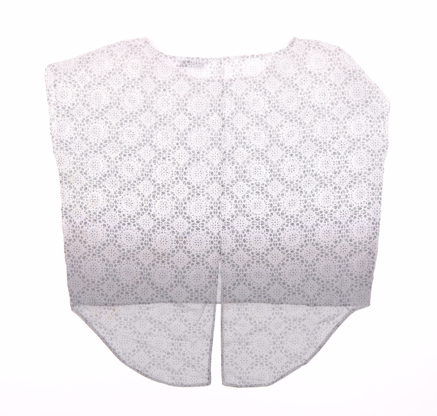 Mint Velvet Grey Floral Lace Women's Blouse Size 10