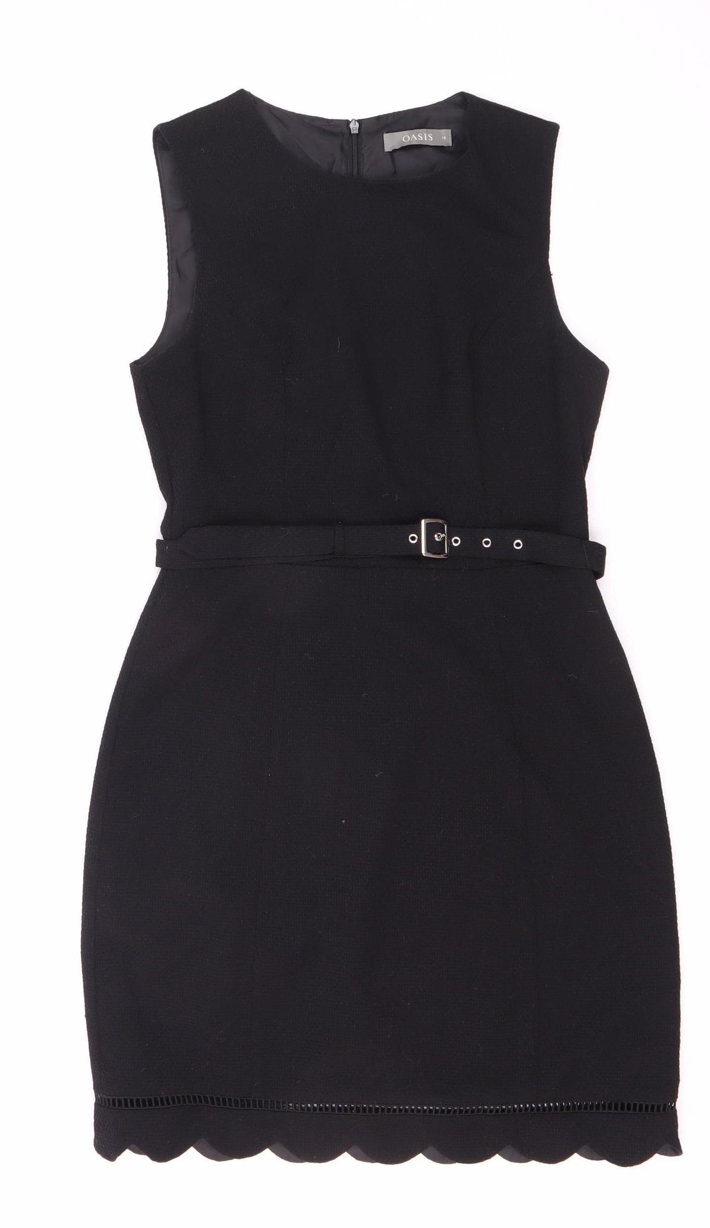 Oasis Women's Black Pencil Dress Size 10