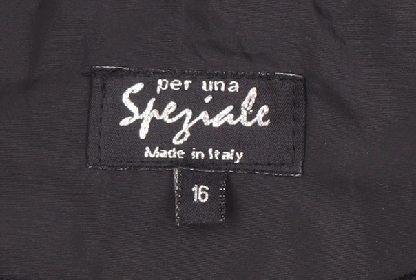 Per Una Women's Black Blazer Size 16 Jacket