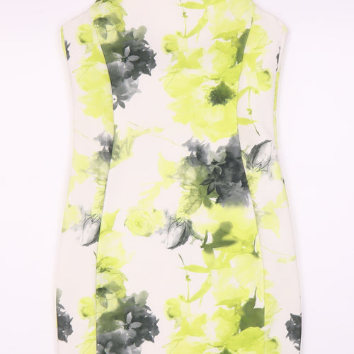 Quiz Women's Multicoloured Floral Bodycon Dress Size 10