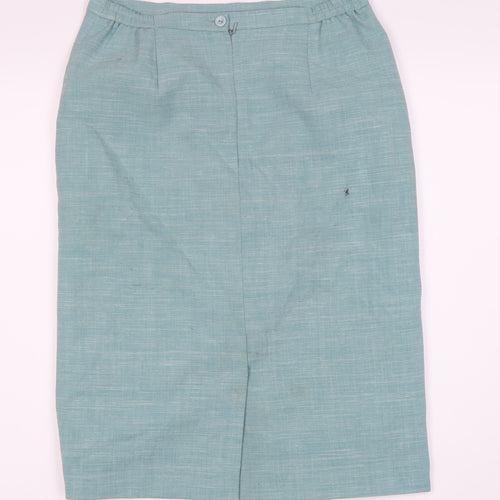 Eastex Blue Women's Pencil Skirt, Size 10, Workwear Essential