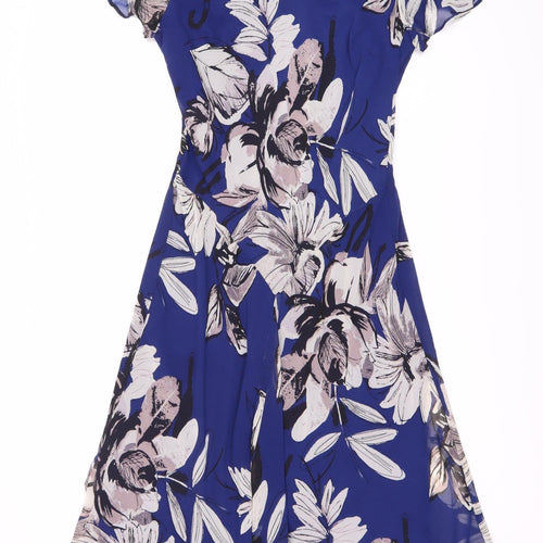 Emma Blake Women's Blue Floral Dress, Size 12