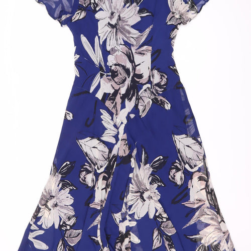 Emma Blake Women's Blue Floral Dress, Size 12