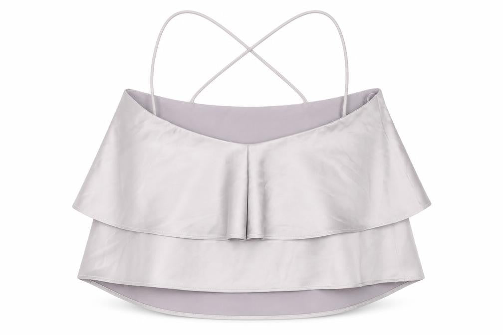 Zara Basic Grey XS Women's Camisole Tank