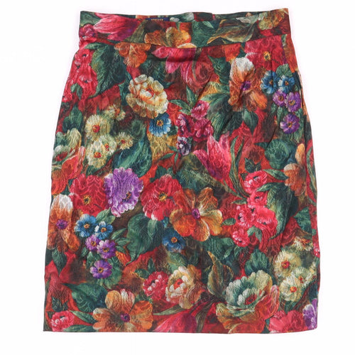 Monsoon Women's Multicoloured Floral Skirt, Size 10