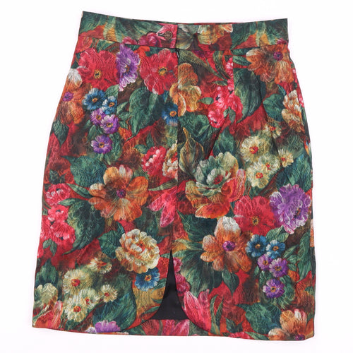 Monsoon Women's Multicoloured Floral Skirt, Size 10