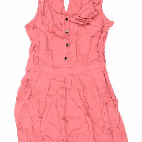 Pins and Needles Women's Pink Sleeveless Dress Size S
