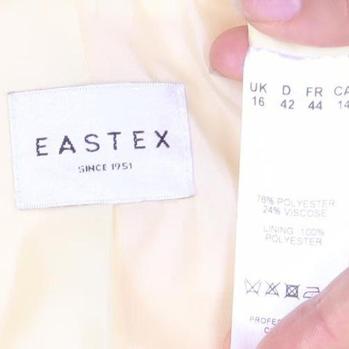 Easttex Women's Beige Blazer, Size 16, Workwear