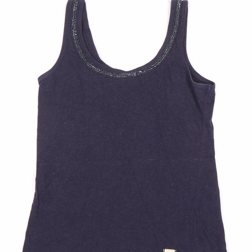 Superdry Womens Blue Tank Top Scoop Neck Small