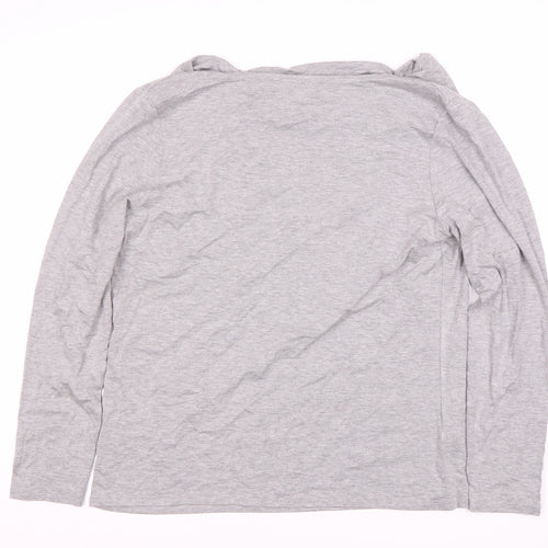 Laura Ashley Women's Grey Size 14 Long Sleeve Top