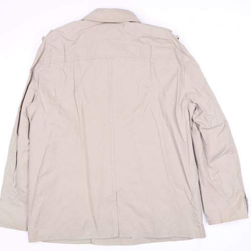 Debenhams Women’s Beige XL Pea Coat, Cotton Blend