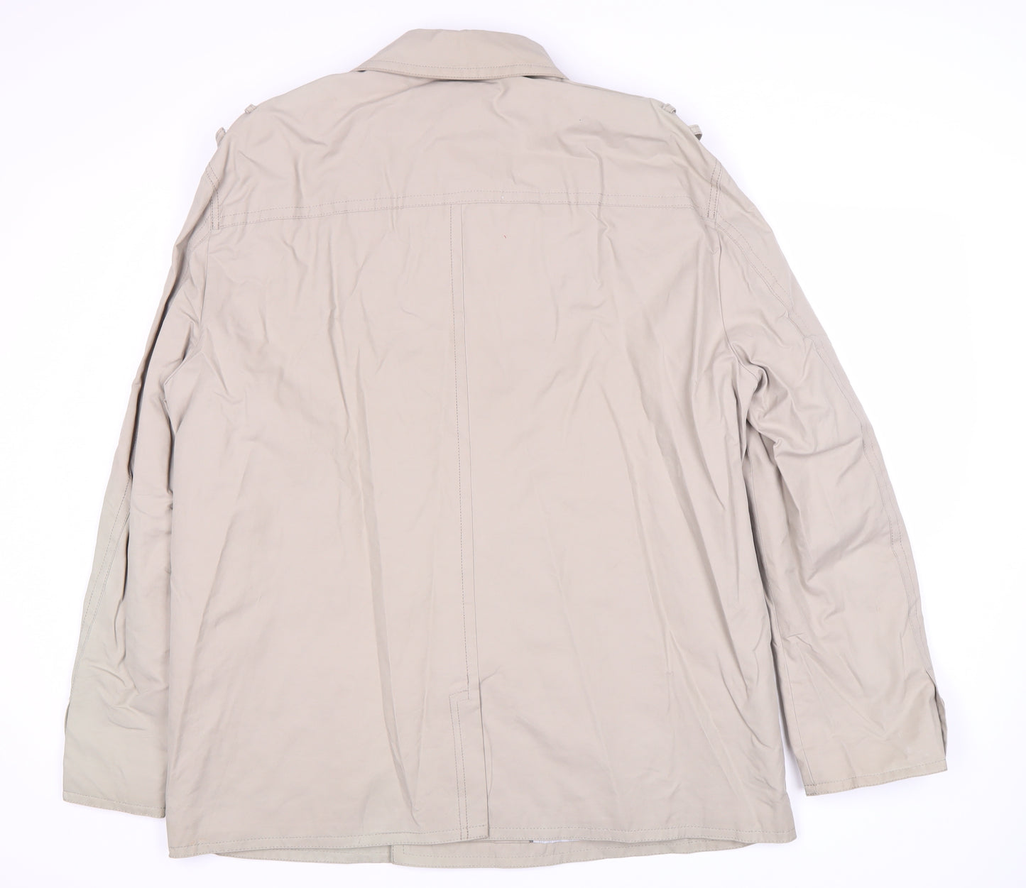 Debenhams Women’s Beige XL Pea Coat, Cotton Blend