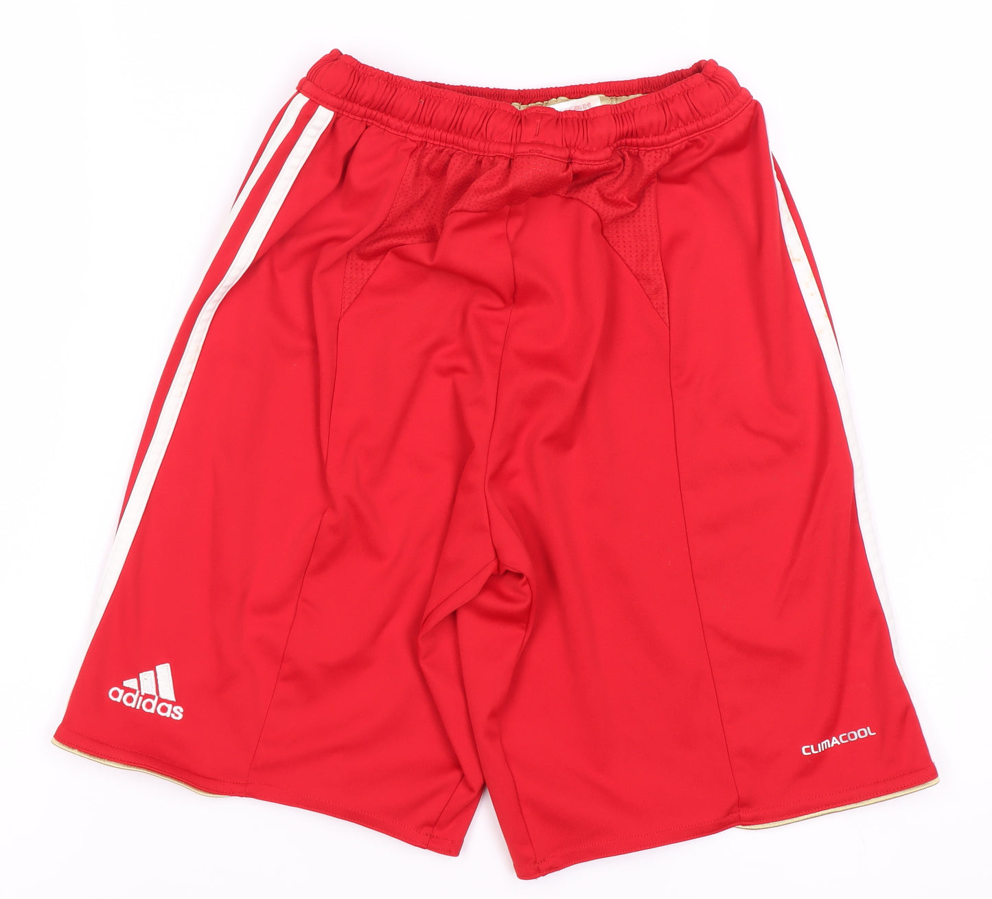 Adidas Boys' Red Football Shorts 11-12 Years Sportswear