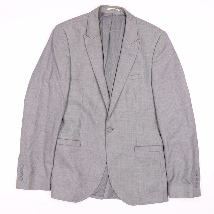 White Label Men's Grey Blazer, Size 36R Formal Jacket