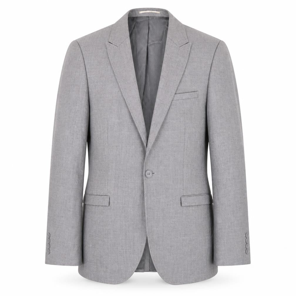 Front view of The White Company Men's Grey Blazer, size 36R, Formal Jacket