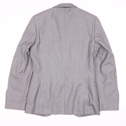 White Label Men's Grey Blazer, Size 36R Formal Jacket