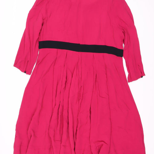 Mamas & Papas Pink Fit & Flare Dress, Size 12