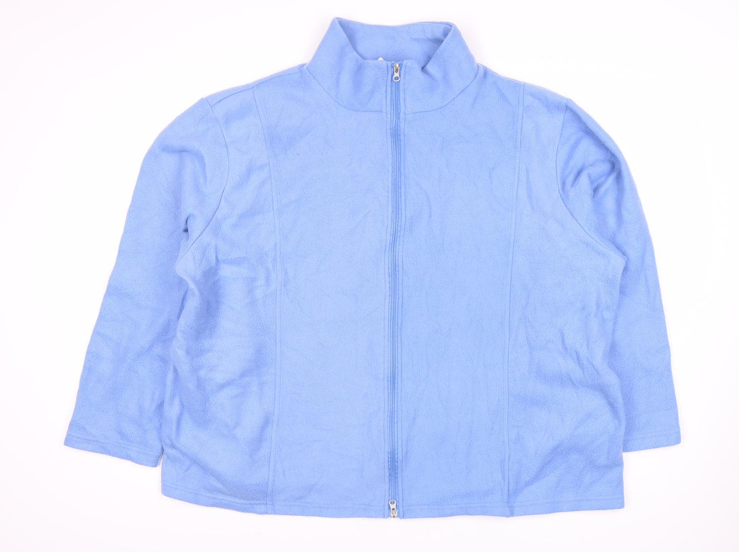 Anne De Lancay Women's Blue Full Zip Jacket XL