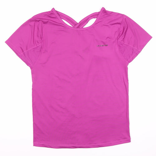 LA Gear Women's Purple T-Shirt XL Short Sleeve