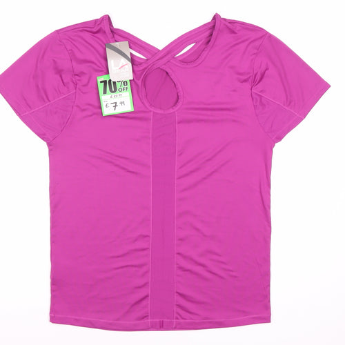LA Gear Women's Purple T-Shirt XL Short Sleeve