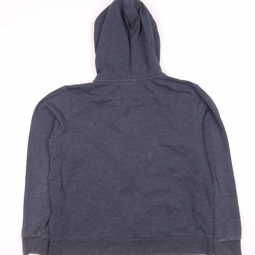 H&M Unisex Blue Full Zip Hoodie L