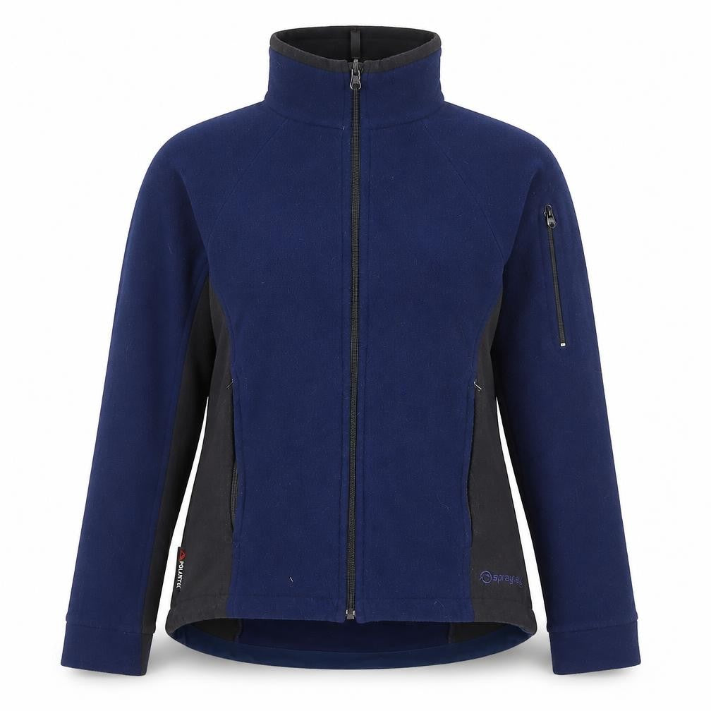 Front view of Sprayway Women's Blue Fleece Jacket, size 8