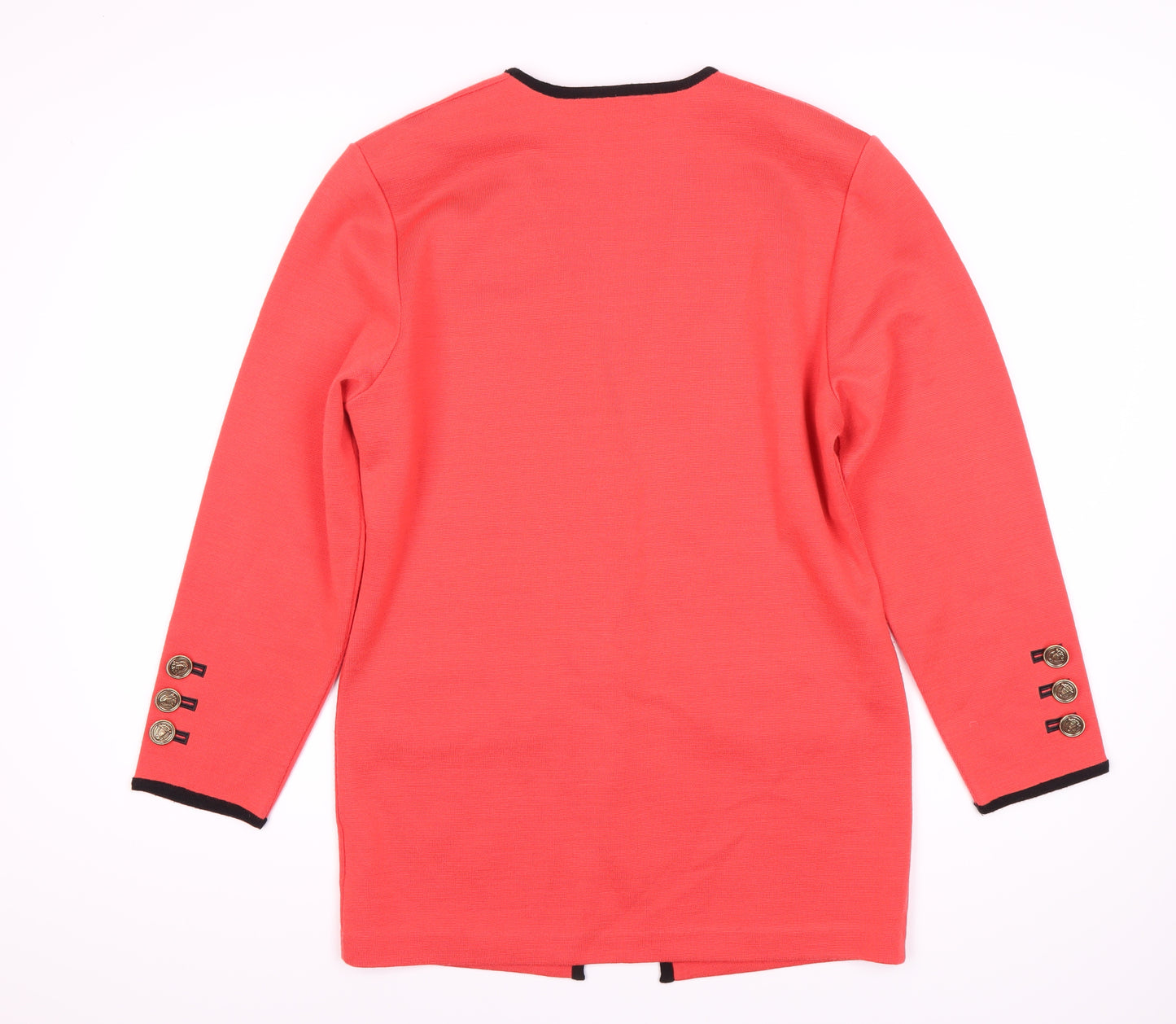 Jacques Vert Women's Red Mid-Length Suit Jacket