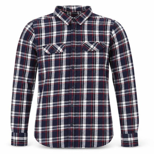 Mountain Warehouse Men's Blue Plaid Flannel Shirt M
