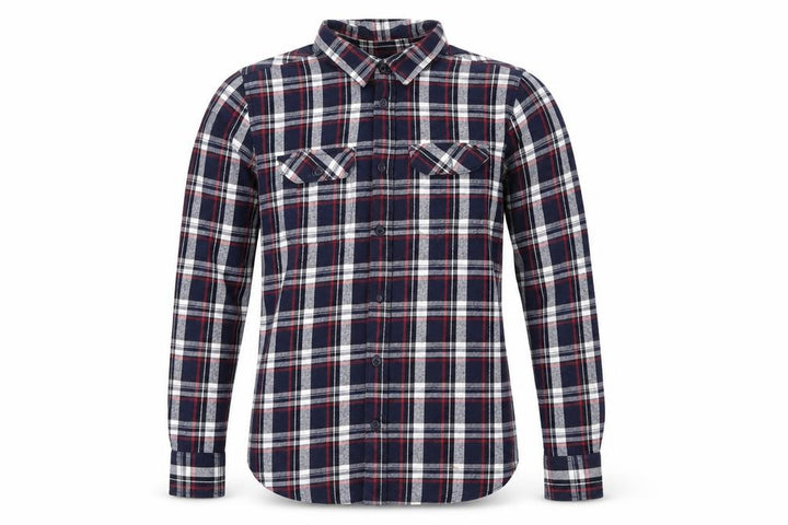 Mountain Warehouse Men's Blue Plaid Flannel Shirt M