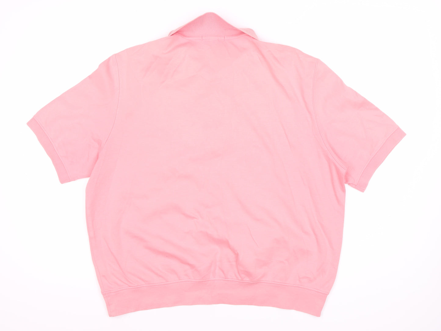 Lands' End Women's Pink Polo Shirt XL Casual