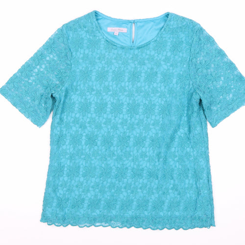 Emma Blake Women's Blue Lace Blouse Size 12