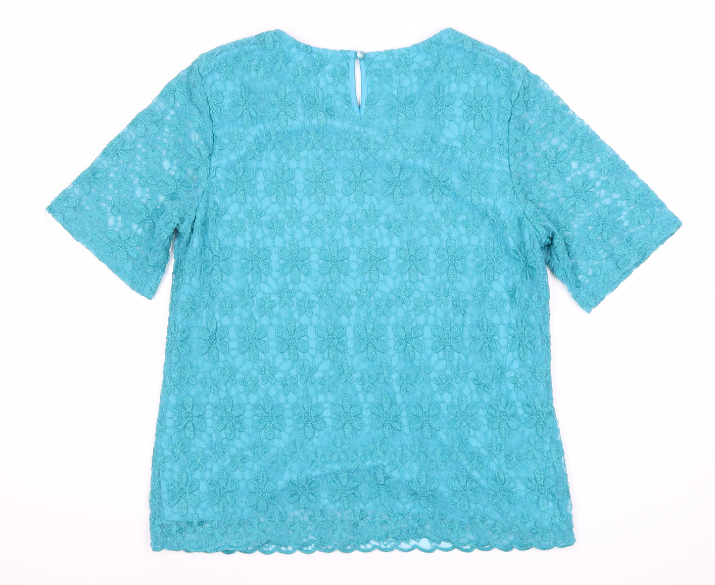 Emma Blake Women's Blue Lace Blouse Size 12