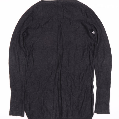 Tommy Hilfiger Women's Black V-Neck Pullover Jumper