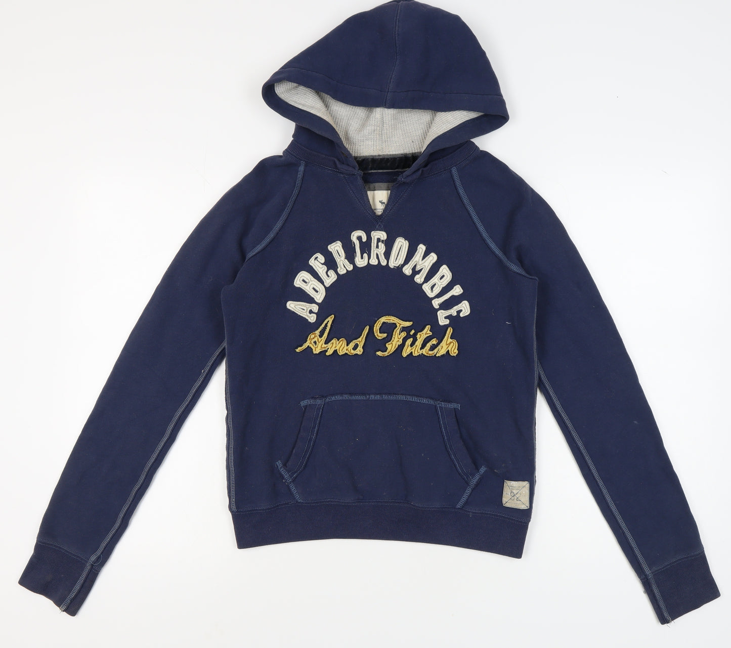 Abercrombie & Fitch Women's Blue Pullover Hoodie M