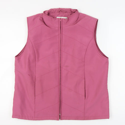 EWM Women's Pink Sleeveless Waistcoat Medium