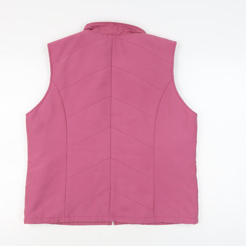 EWM Women's Pink Sleeveless Waistcoat Medium