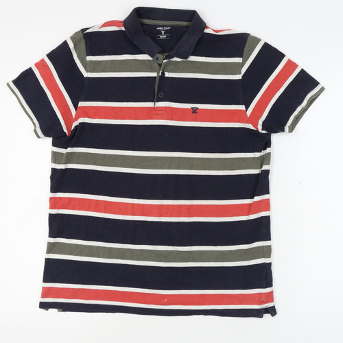 James Pringle Men's Multicoloured Polo Shirt M