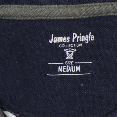 James Pringle Men's Multicoloured Polo Shirt M
