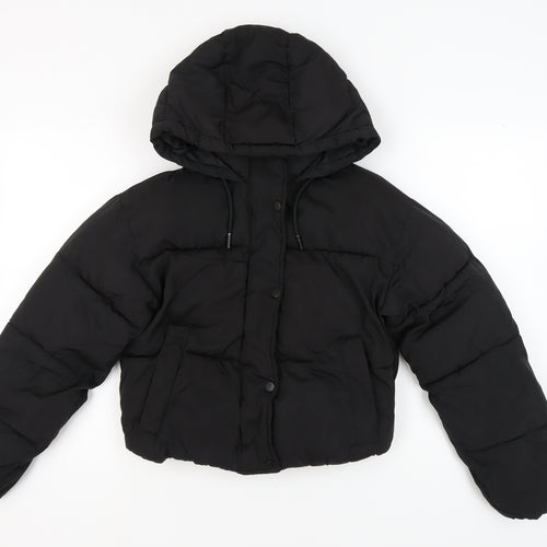 Pull&Bear Women's Black XS Puffer Jacket