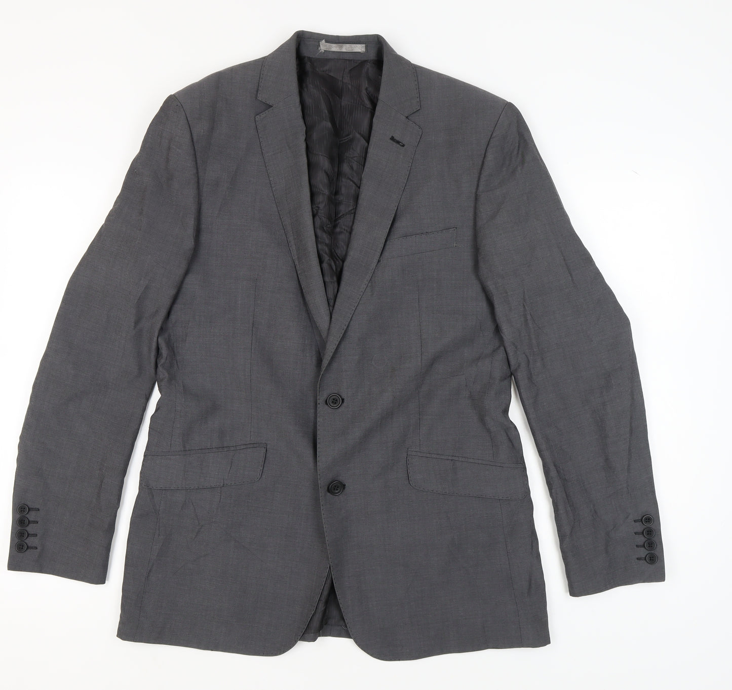 Jasper Conran Men's Grey Blazer 40 Long Jacket