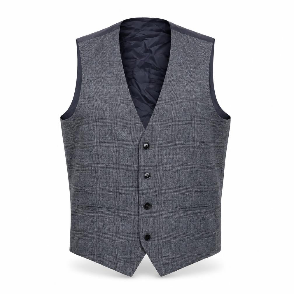 John Lewis Men's Grey Slim Fit Waistcoat, Size 40R