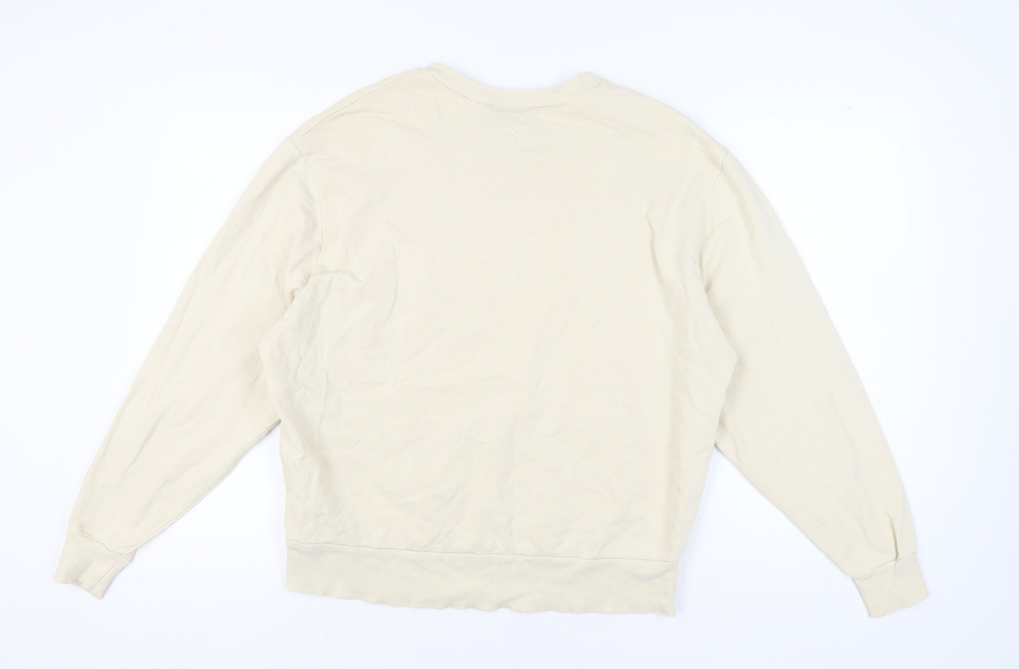 Collusion Women's Beige Medium Pullover Sweatshirt